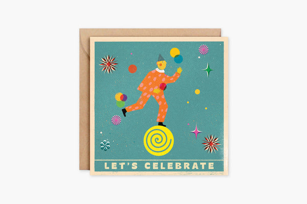 Greeting Card – Let's Celebrate, MUKI Design, stationery design