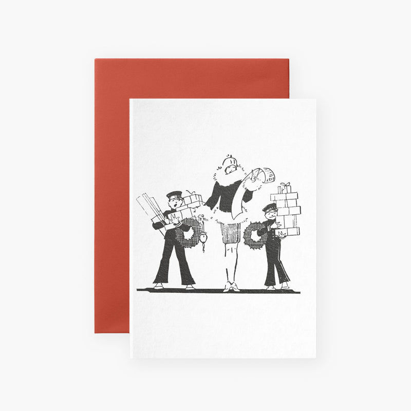 Vintage Winter Greeting Card – Gifts, Suska&Kabsch, stationery design