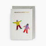 Christmas Greeting Card – Snow Angels, Lagom, stationery design