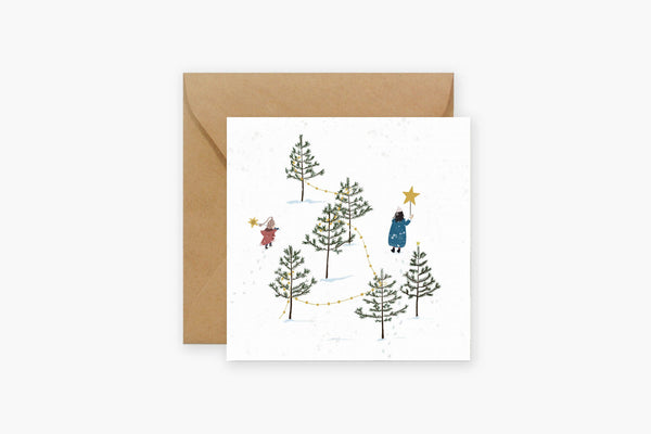 Christmas Greeting Card – Forest, Hi Little, stationery design