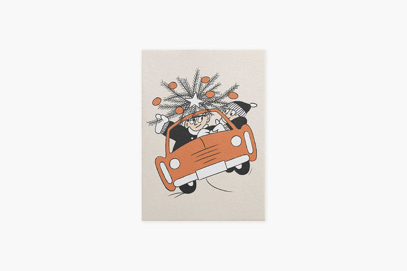 Christmas Greeting Card – Car, Suska&Kabsch, home office, stationery design