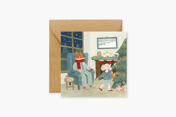 Christmas Greeting Card – Christmas Time, Hi Little , stationery design