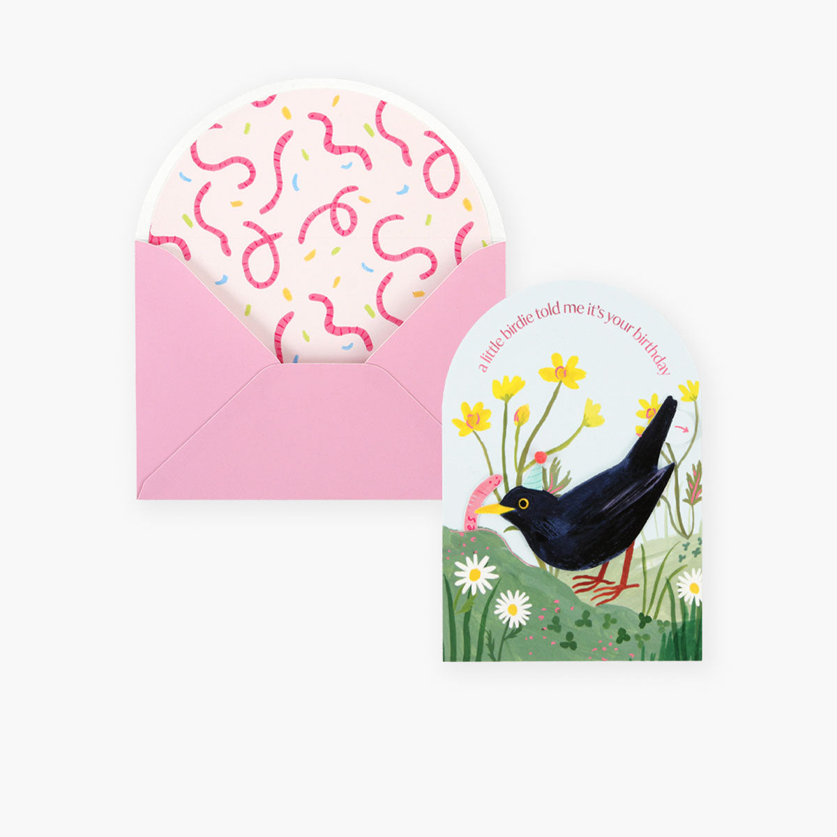 Kartka pop-up – robaczek