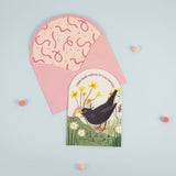 Pop-up Greeting Card – Worm Wishes