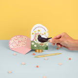 Pop-up Greeting Card – Worm Wishes