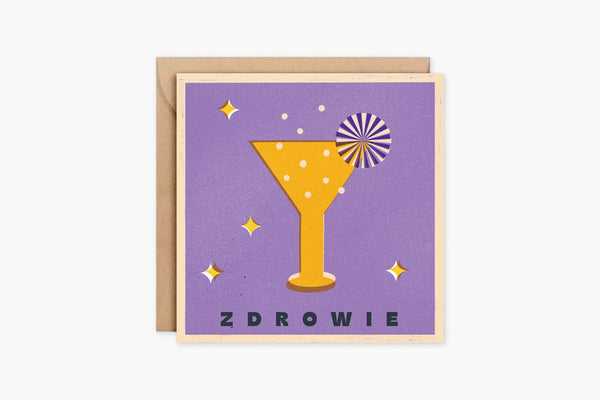 Greeting Card – Zdrowie, MUKI Design, stationery design