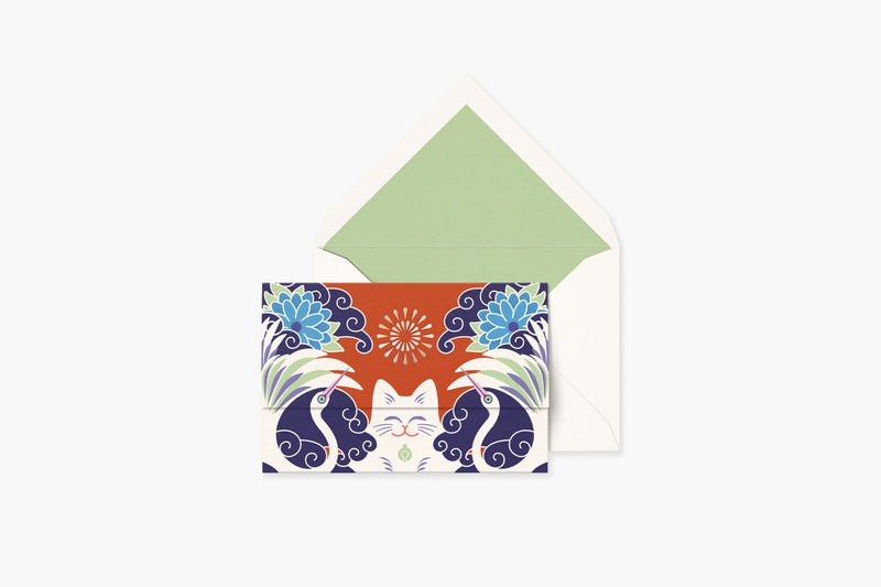 Greeting Card – Hanabi Cranes, Papear, stationery design