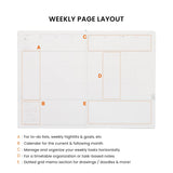 Weekly Calendar 2026 Katy, HIGHTIDE, stationery design
