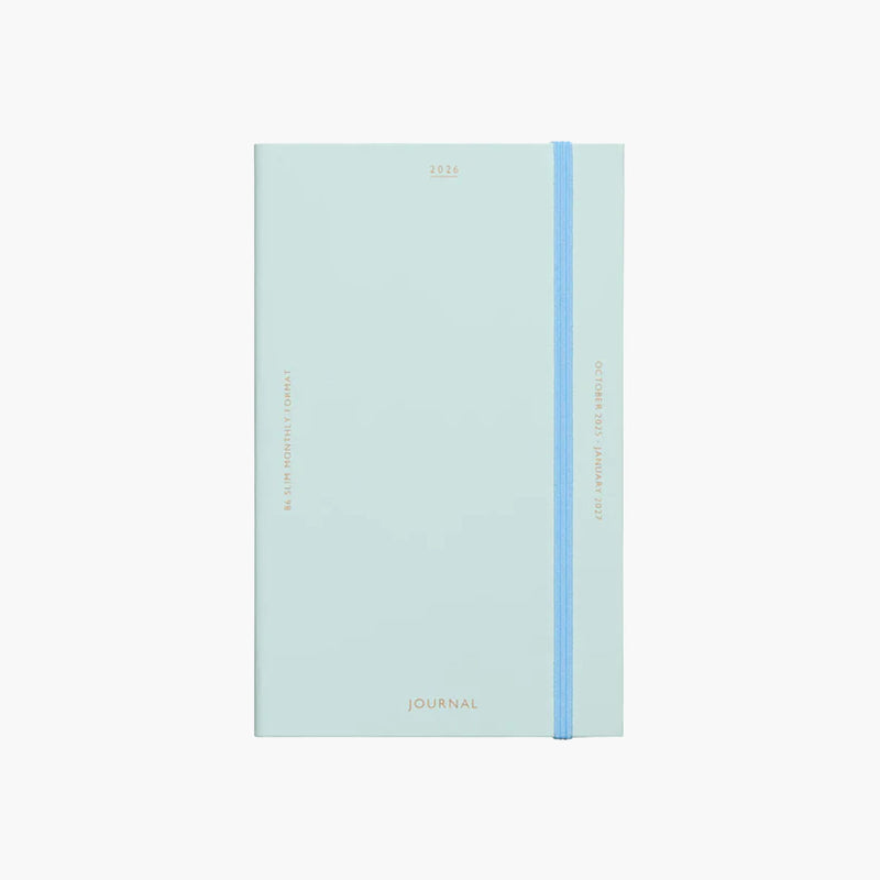 Monthly Calendar 2026 Katy Slim - Light Blue, HIGHTIDE, stationery design