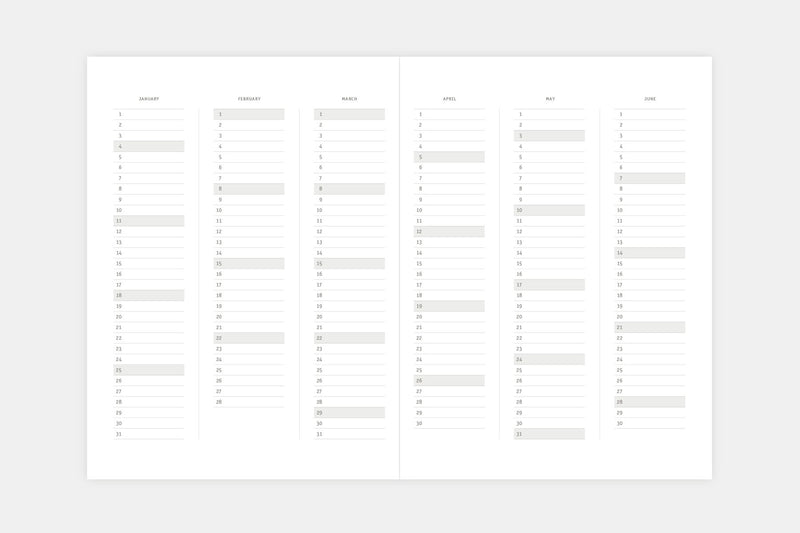 KLASYK MMXXVI Calendar, Papierniczeni, Calendar 2026, stationery design