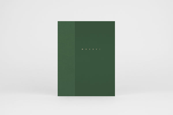 KLASYK MMXXVI Calendar - Moss, Papierniczeni, Calendar 2026, stationery design