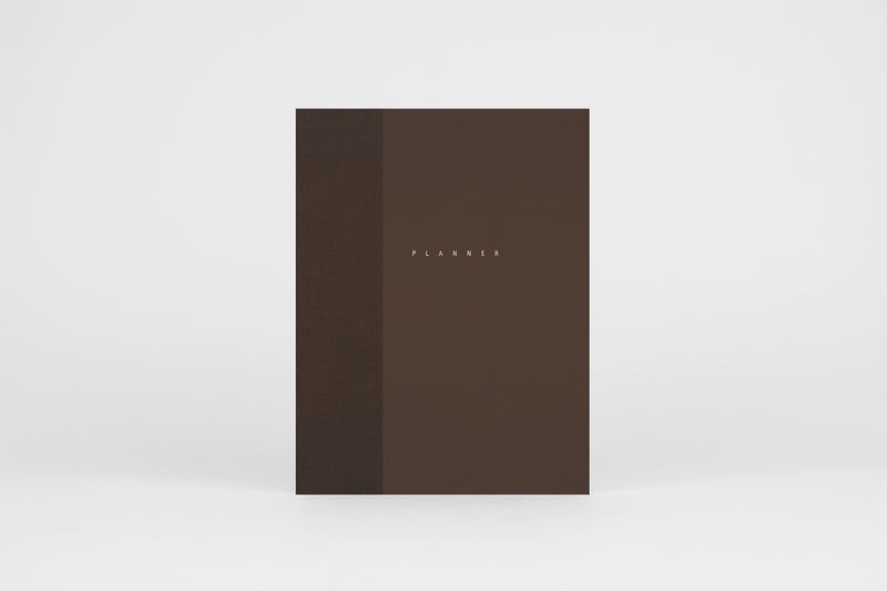Klasyk Planner- Cocoa, Undated, Papierniczeni, designer's stationery, home office