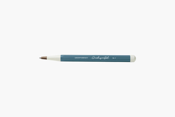 Drehgriffel Gel Ink Ballpoint Pen – Stone Blue, LEUCHTTURM 1917, stationery design