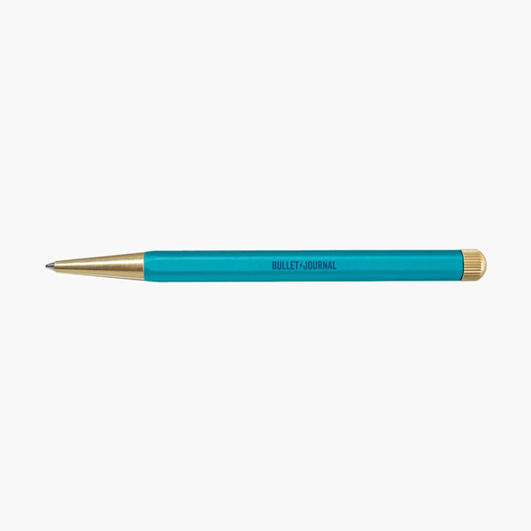 Drehgriffel Gel Ink Ballpoint Pen x Bullet Journal – Turquoise, Leuchtturm1917, stationery design