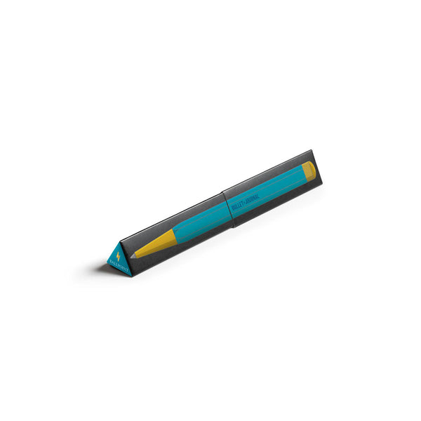 
Drehgriffel Gel Ink Ballpoint Pen x Bullet Journal – Turquoise, Leuchtturm1917, stationery design
