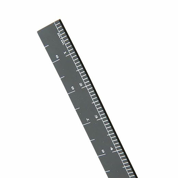 Aluminium Clip Ruler – Black, Hightide, stationery design