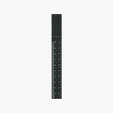 Aluminium Clip Ruler – Black, Hightide, stationery design