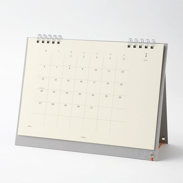 MD Paper Desk Top Calendar 2025, Midori, stationery design