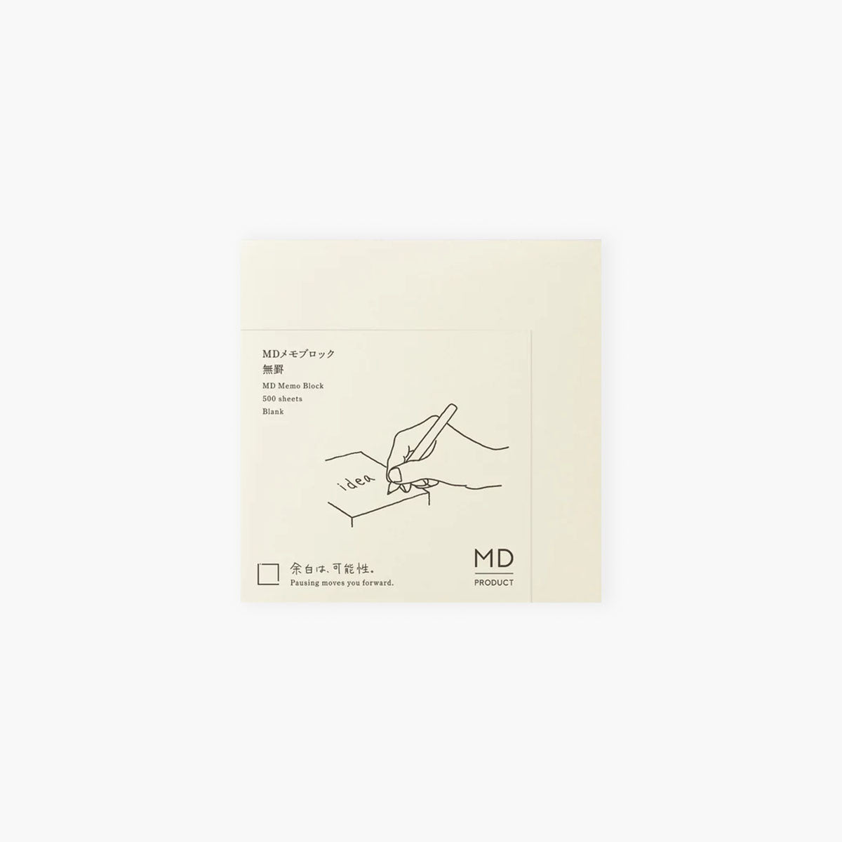Bloczek z wyrywanymi kartkami Block Memo Midori MD Product.