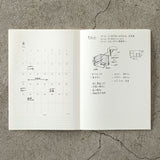 MD Diary Sticker M 2025, Midori, stationery design