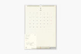 MD Paper Wall Calendar 2025, Midori, stationery design