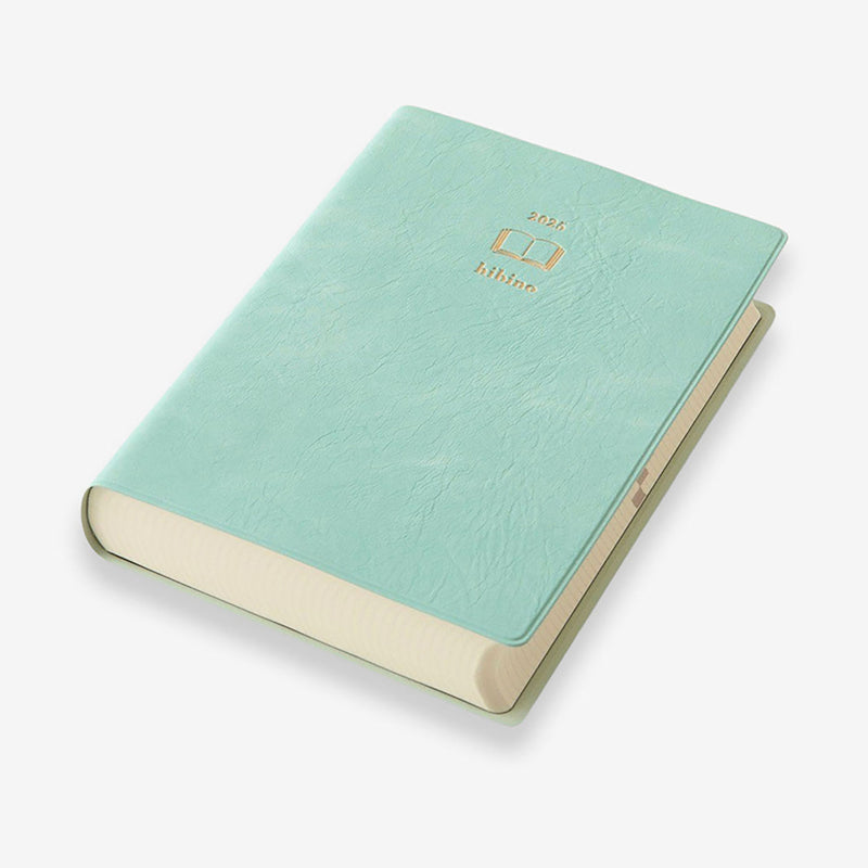 Diary hibino 2025 – blue green, Midori, stationery design