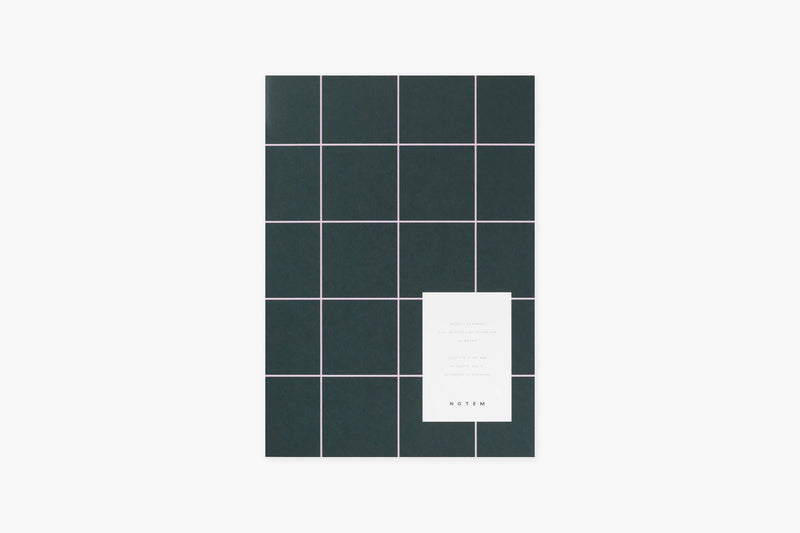 Milo Weekly Planner Book - Dark Green , Notem, stationery design