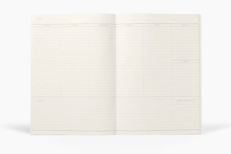 Milo Weekly Planner Book , Notem, stationery design