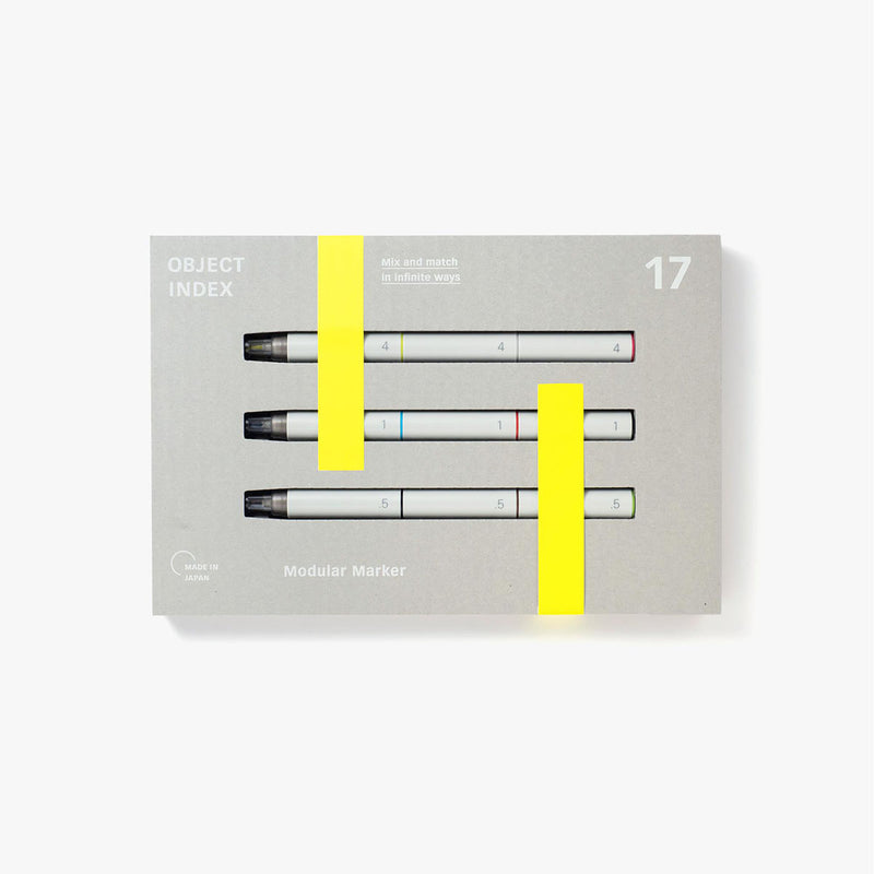 Parallel Highlighter – Aqua/Violet Object Index, stationery design