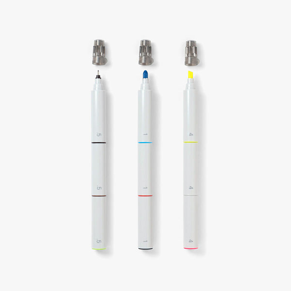 Modular Marker Set, Object Index, stationery design