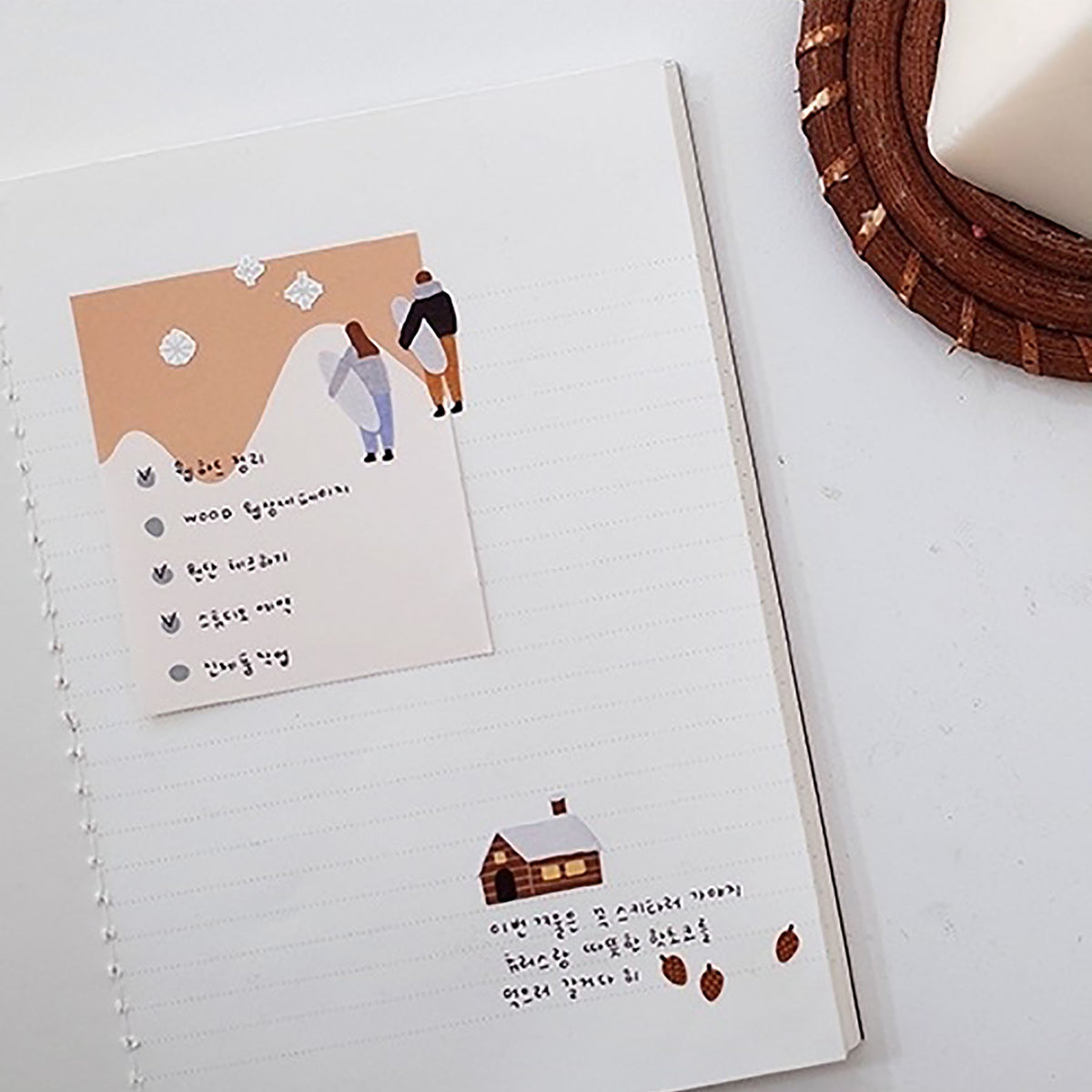 Ozdobne naklejki – Midwinter, Suatelier, papierniczy design