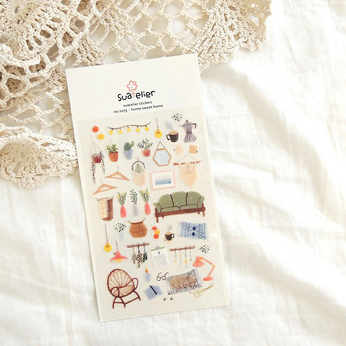 Ozdobne naklejki – Home Sweet Home, Suatelier, papierniczy design