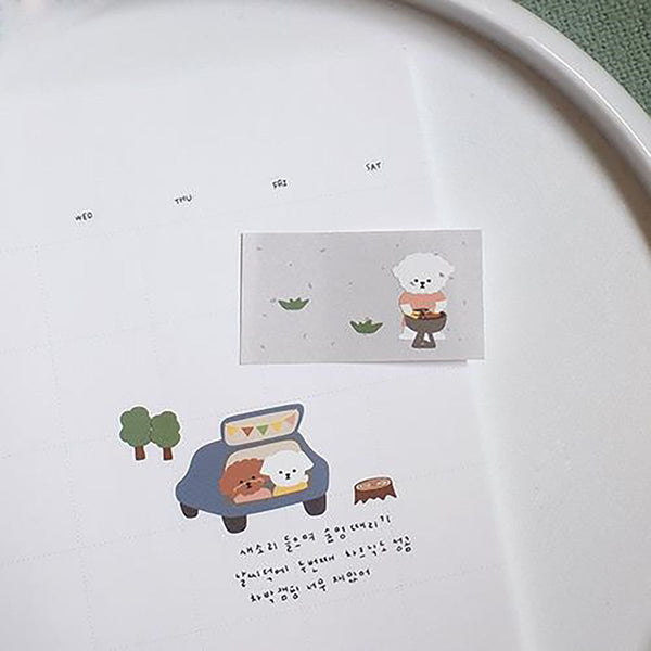 Decorative Stickers – Let's go camping, Suatelier, stationery design