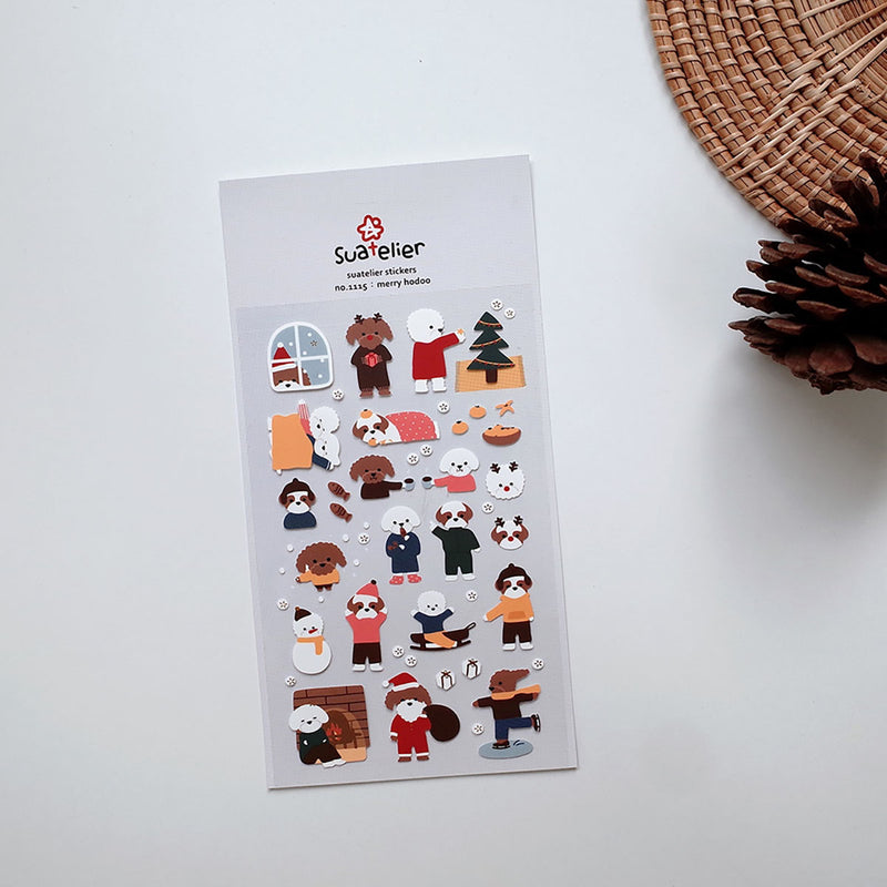 Decorative Stickers – Merry Hoodoo, Suatelier, stationery design