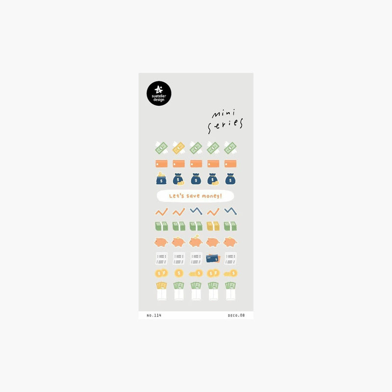 Decorative Stickers MINI – Budget, Suatelier, stationery design