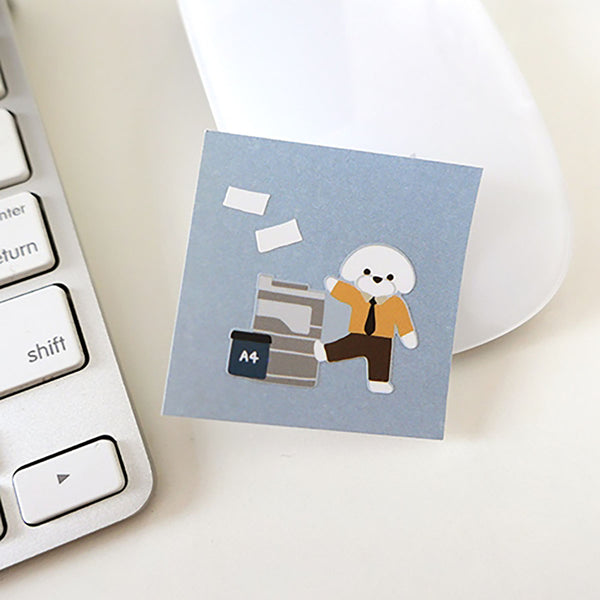 Decorative Stickers – Work and Work, Suatelier, stationery design