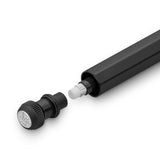 Black Kaweco SPECIAL Mechanical Pencil featuring silver branding on the top.