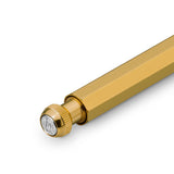 Gold Kaweco SPECIAL Mechanical Pencil featuring silver branding on the top.