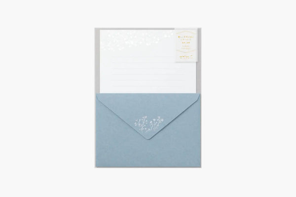 Midori Letter Paper Set – Gypsophila, Midori, stationery design