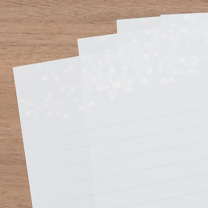 Midori Letter Paper Set – Gypsophila, Midori, stationery design