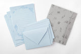 Midori Washi Letter Paper Set – Blue, Midori, stationery design