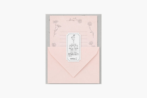 Midori Washi Letter Paper Set – Pink, Midori, stationery desing