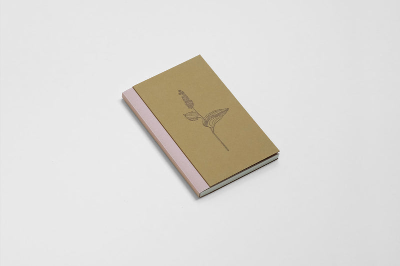 Notebook Two-Leaved Solomon's Seal – Camel, Papier + Druk, stationery design