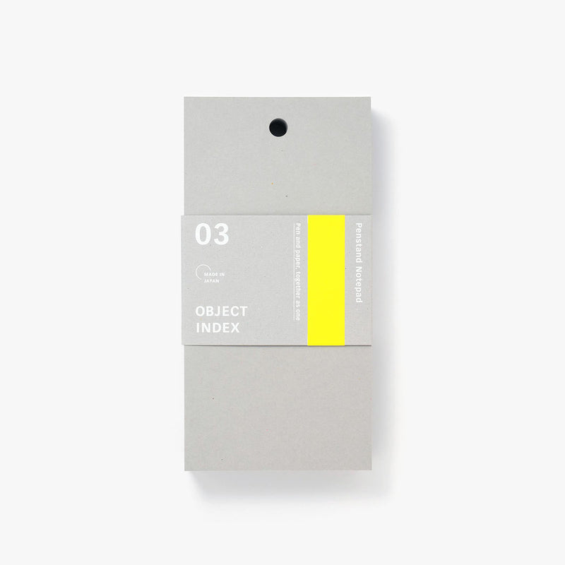 Detachable Sheets Notepad Penstand B6 Slim – Gray, Object Index, stationery design