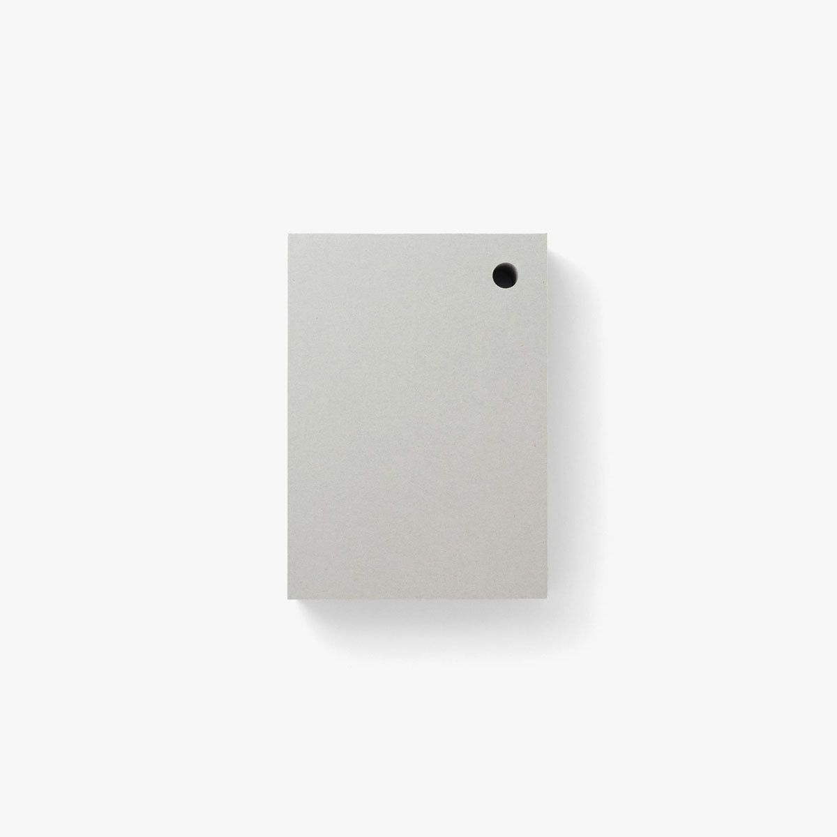Notatnik z wyrywanymi kartkami Penstand B7 – szary, Objetc Index, papierniczy design