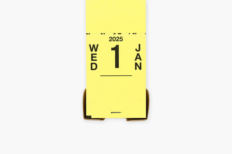 Memo Block Calendar 2025, Penco, stationery design