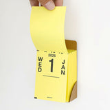 Memo Block Calendar 2025, Penco, stationery design