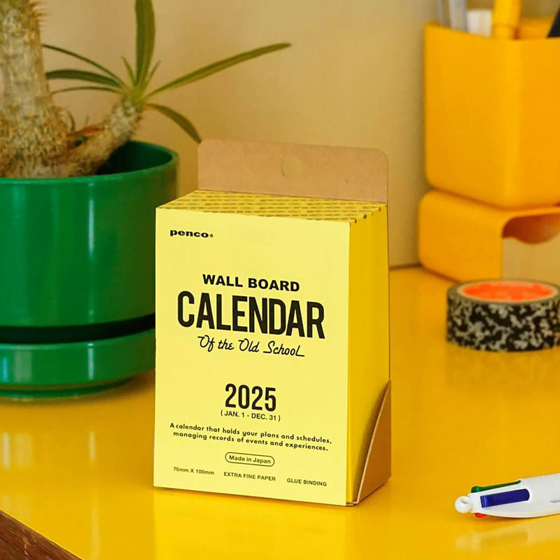 Memo Block Calendar 2025, Penco, stationery design