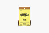 Memo Block Calendar 2025, Penco, stationery design