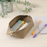 Midori Pencase Pen Tray Pouch – Brown, Midori, stationery design